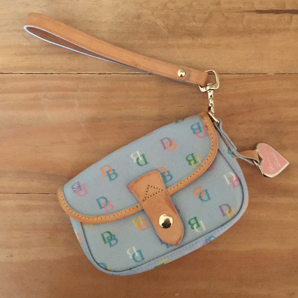 Dooney & Bourke Multi-colored Small Flap Wristlet